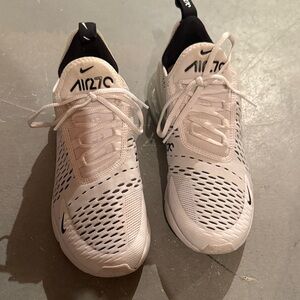 Nike Air Max 270 Cream and Black Sneakers